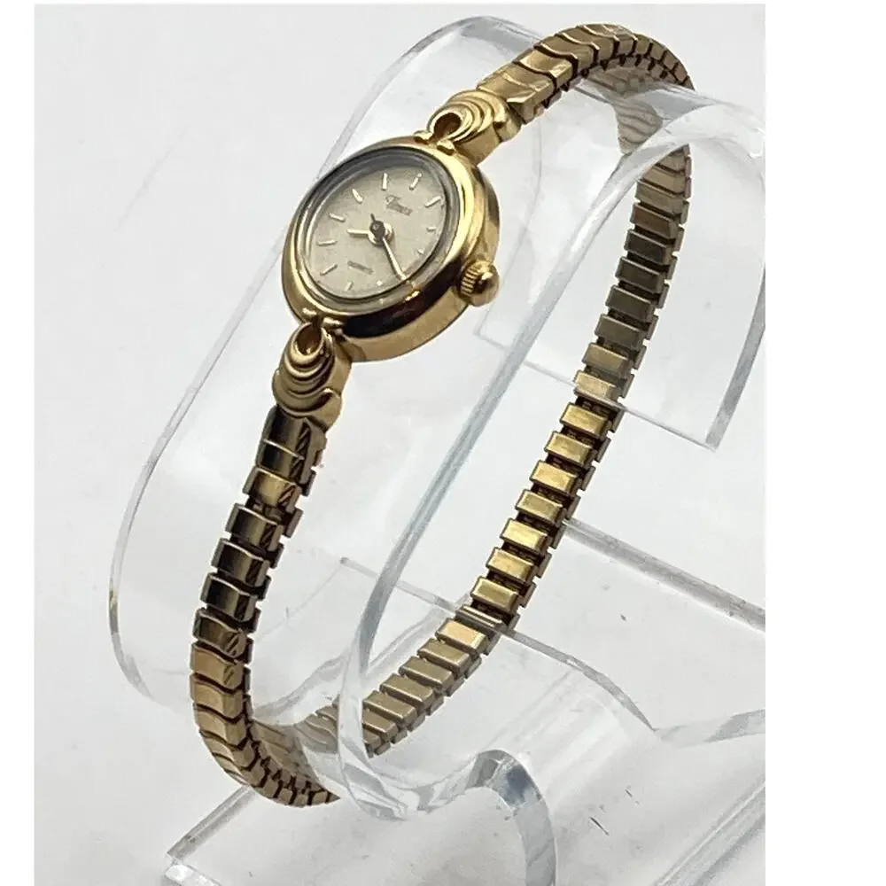 VTG Timex BA Cell Women's Petite Dress Cocktail Watch 17mm - New Battery WR